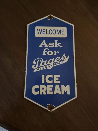 Porcelain Sign 